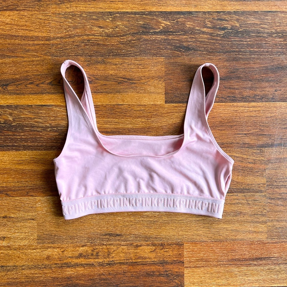 PINK Light Pink Sports Bra!